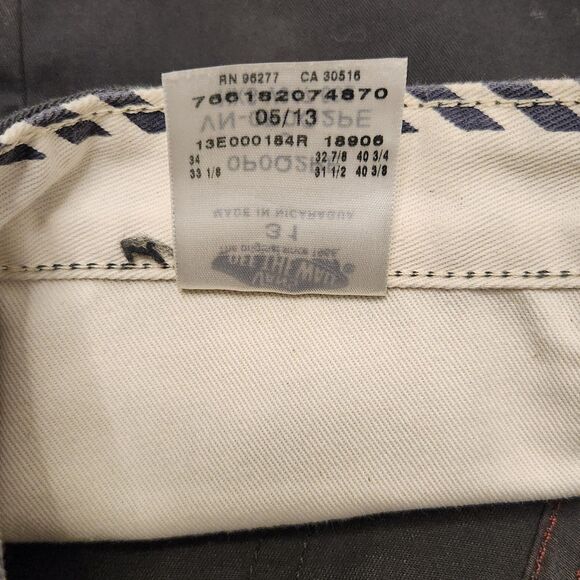 Vans Y2K Jeans Men's 31x 31 Gray Pants x Cathy Van Engel Straight Skater 90's - Picture 11 of 11